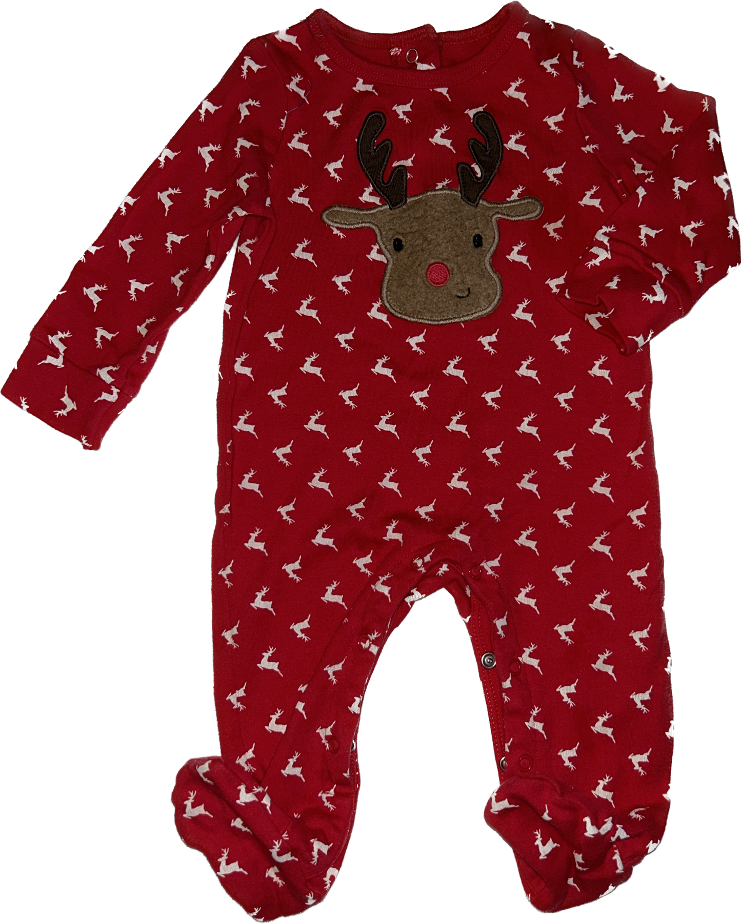 Buster Brown • 6-9 months Footed Reindeer Sleeper