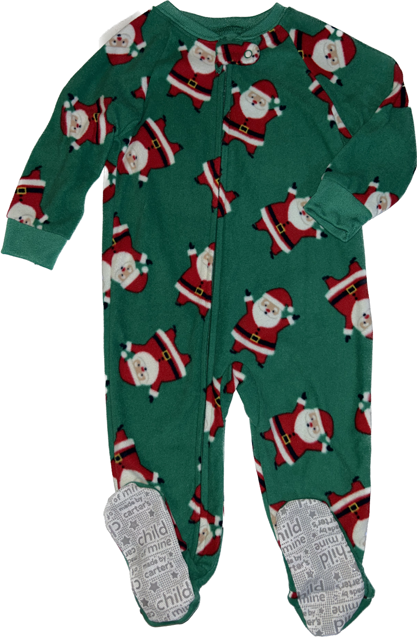 Carters • 12 months Santa MicroFleece Footed Sleeper