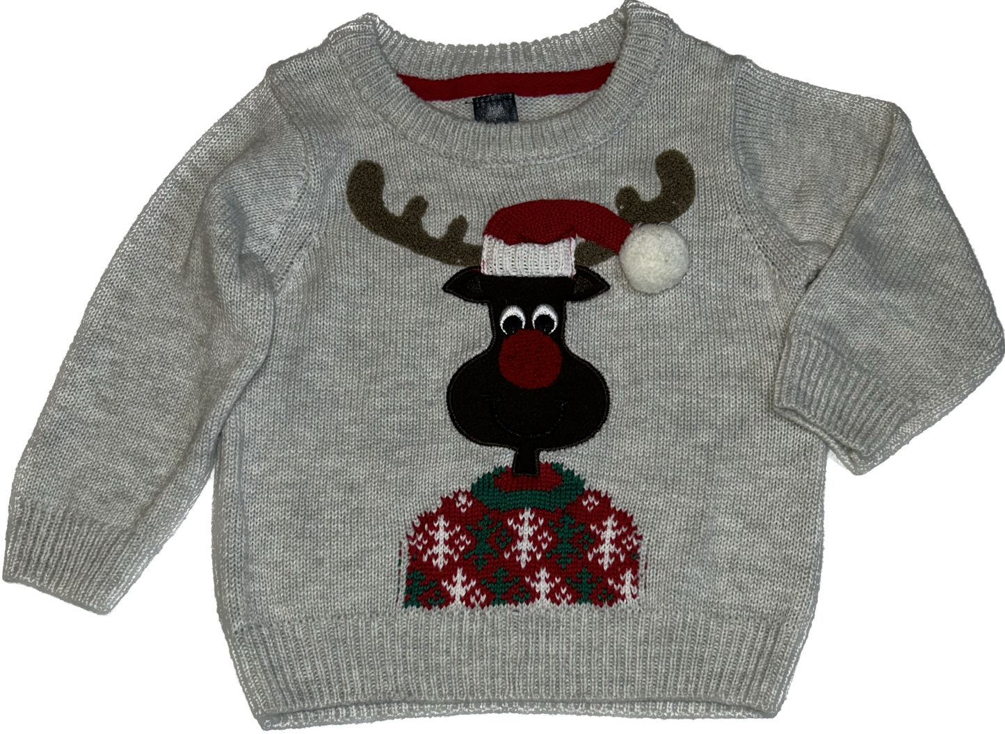 George • 6-12 months Knit Rudolph Sweater