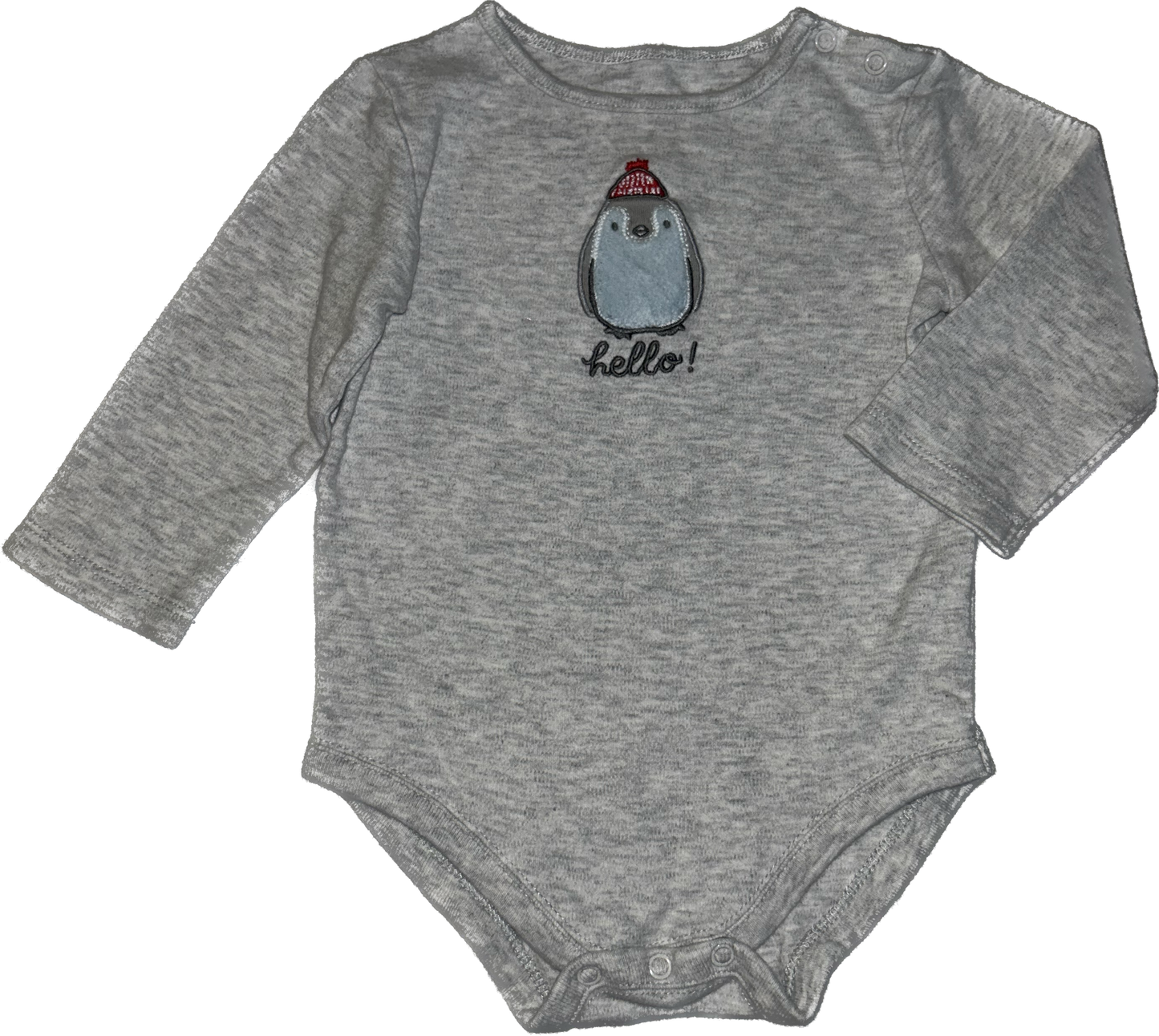 Gymboree • 6-12 months Long Sleeve Penguin Onesie