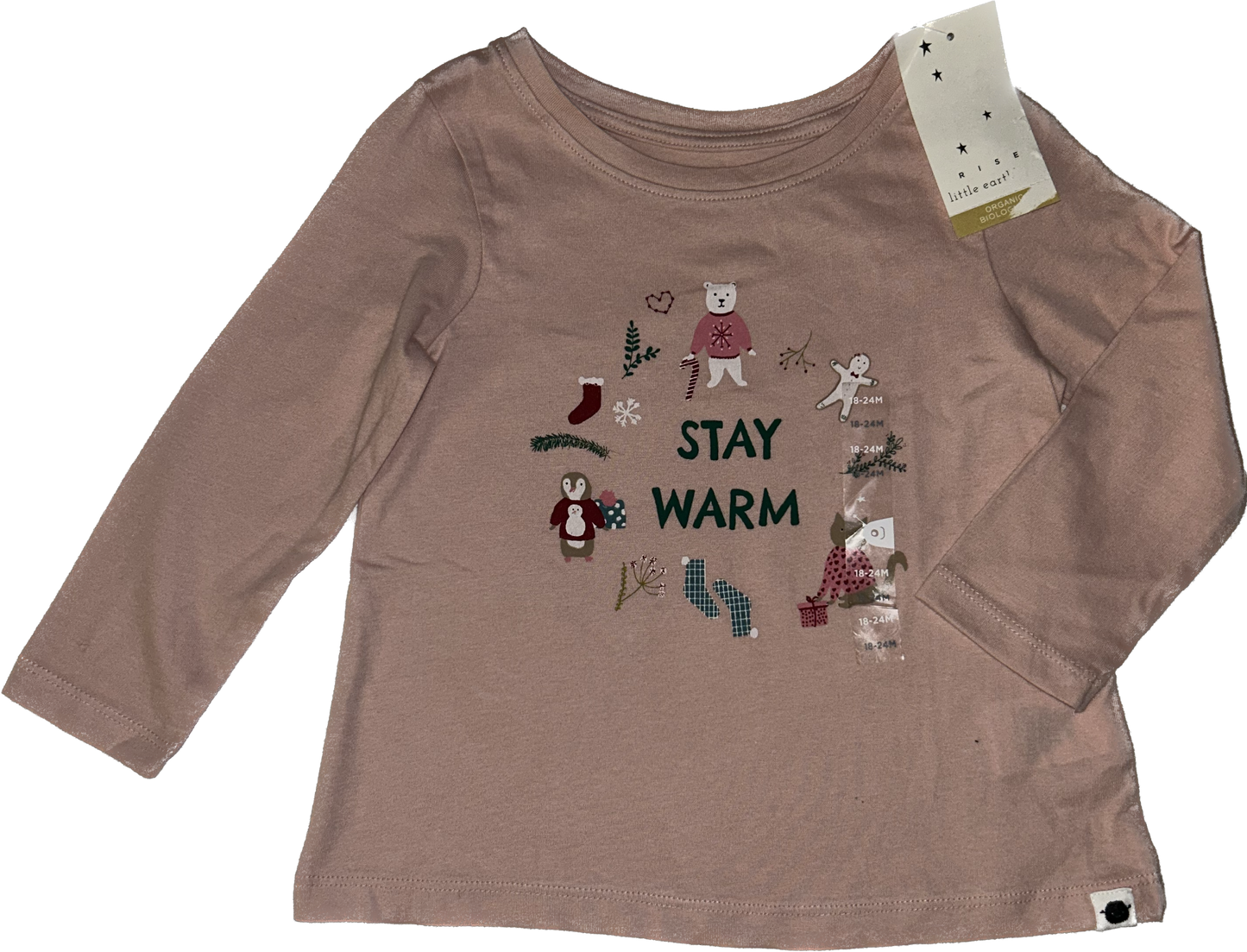 Little Earthling • 18-24 months Long Sleeve Holiday Shirt