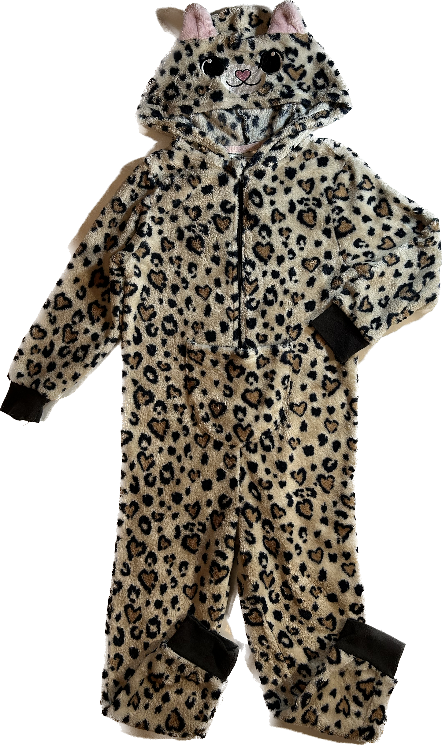 H&M • Size 5/6 Cozy Leopard Print One-Piece