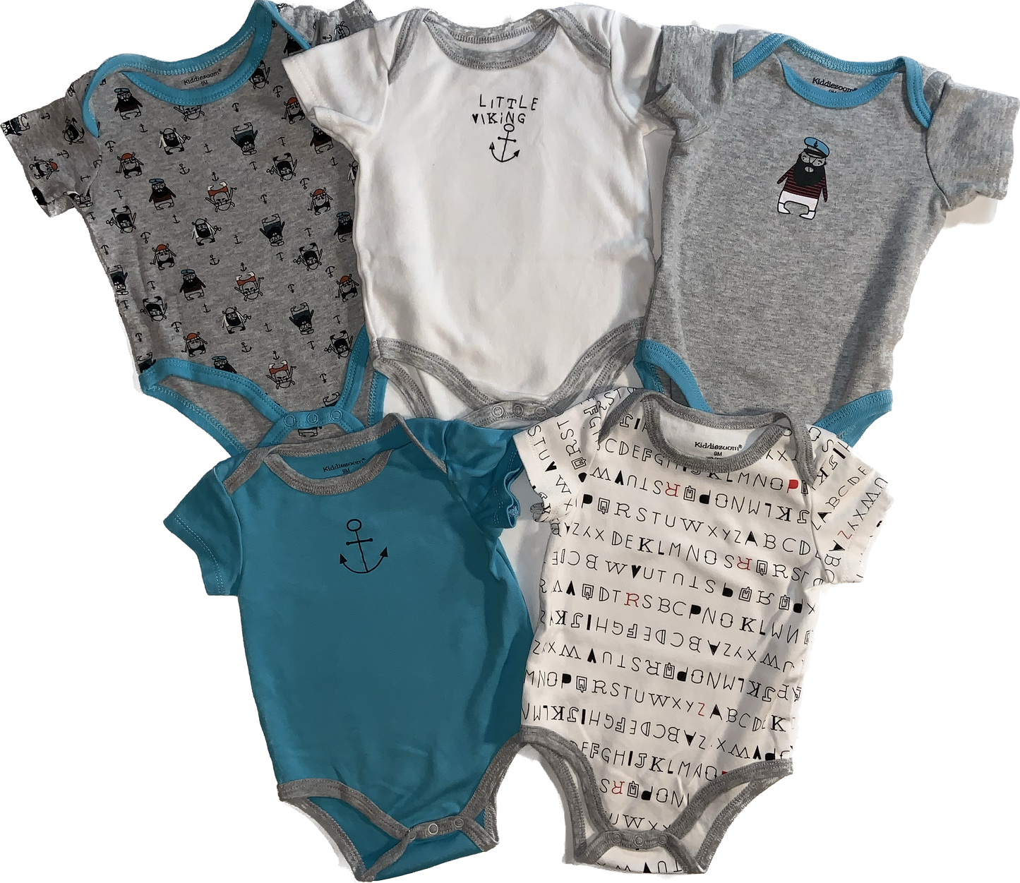 Kiddiezoom • 9 months 5-Pack Onesies