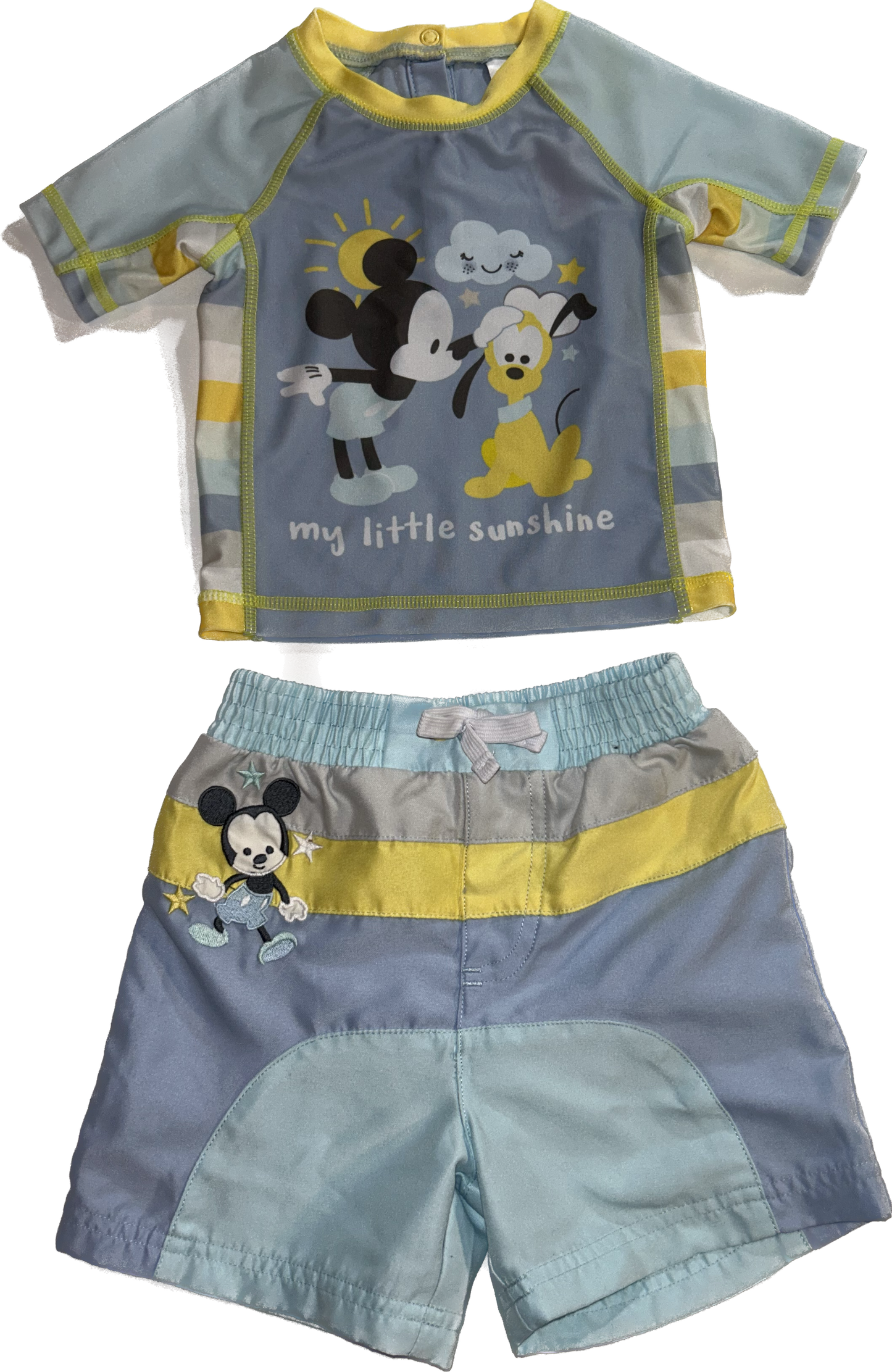 Disney Baby • 9-12 months Two-Piece Baby Mickey and Pluto Rashguard