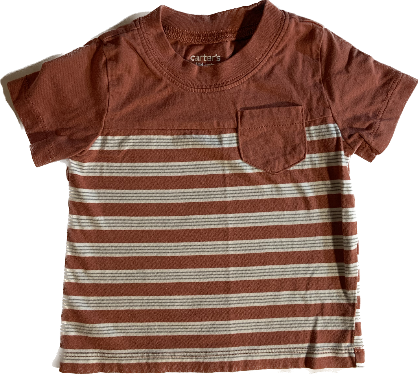 Carters • 6-9 months Striped Pocket t/shirt