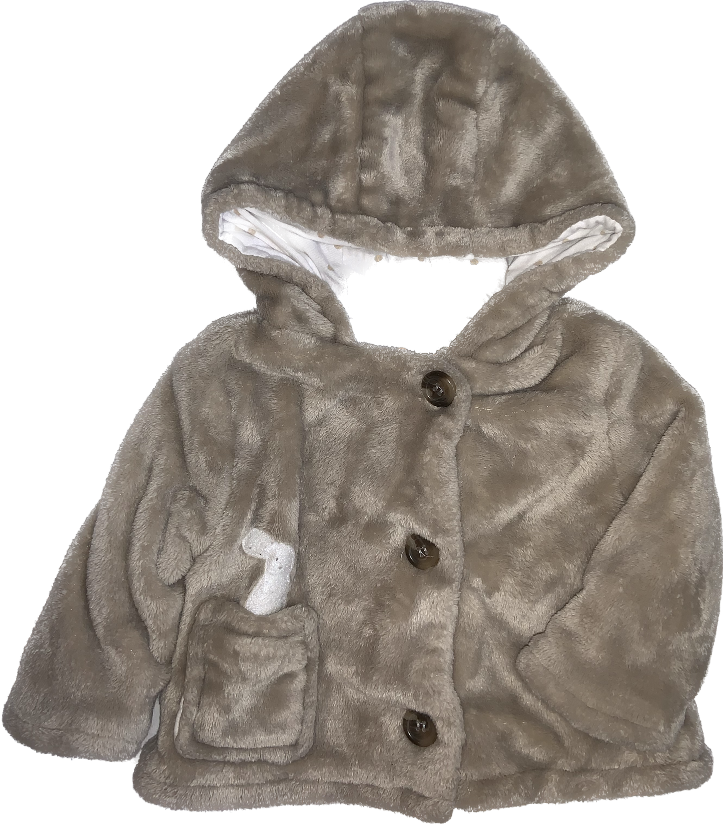 Joe Fresh • 3-6 months Super Soft Fuzzy Button-Up Coat