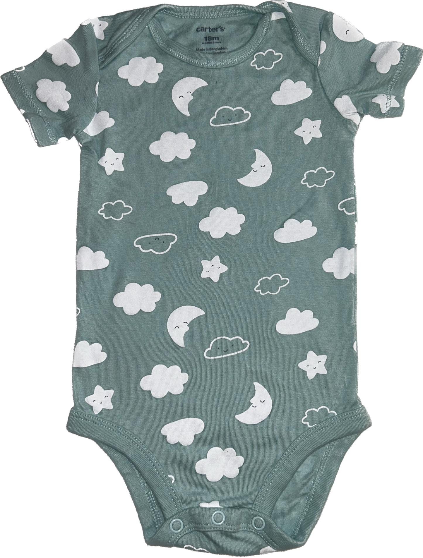 Carters • 18 months Cloud Moon and Star Onesie