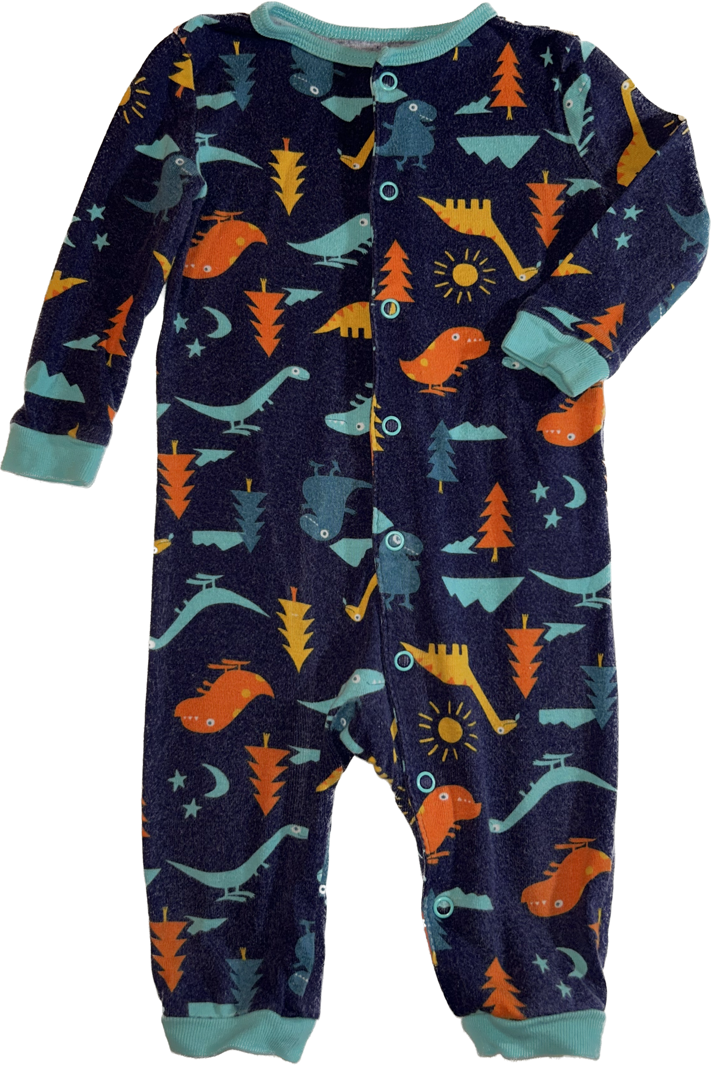 Old Navy • 6-12 months Footless Button-Up Dinosaur Sleeper