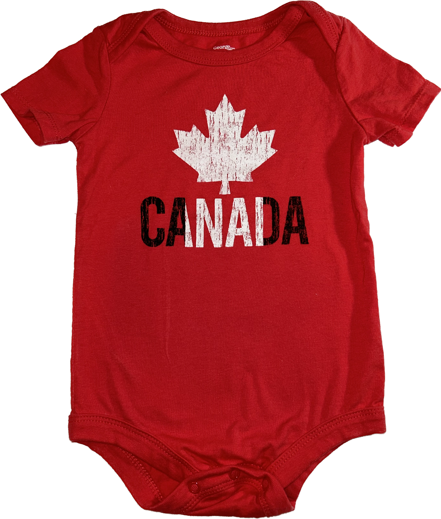 George • 18-24 months Canada Day Onesie