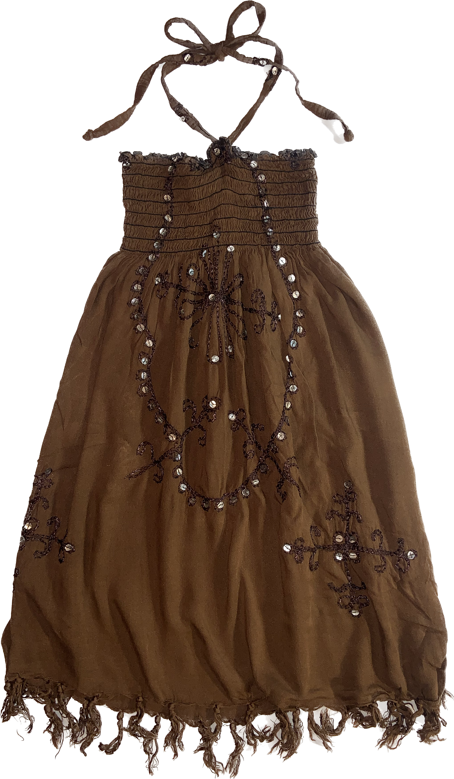 No tag • Size 5/6 Halter Tie-up Dress