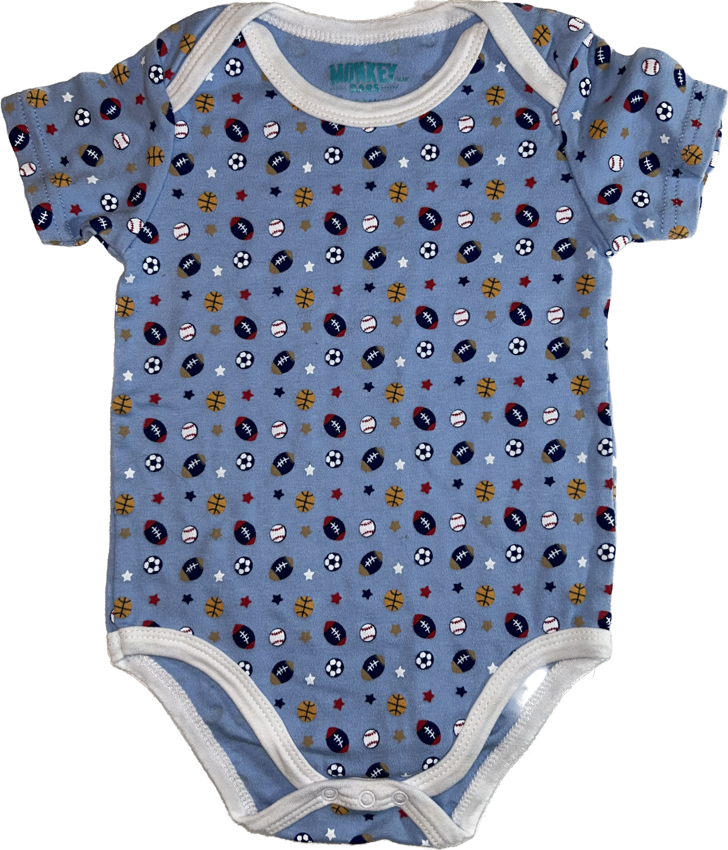 Monkey Bars • 24 months Baseball/Football/Soccer Ball Onesie