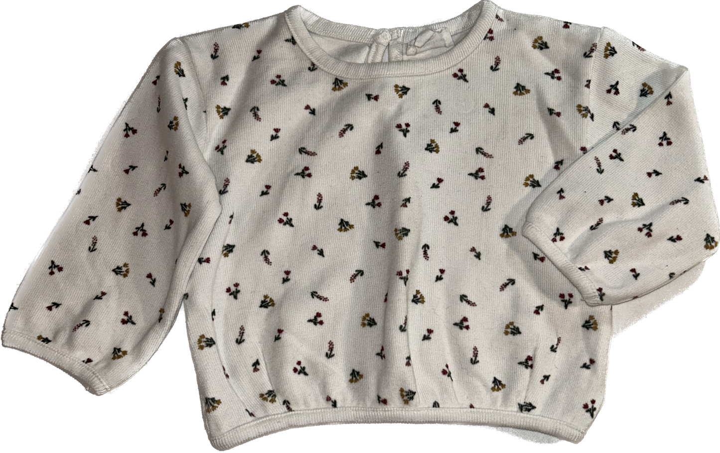 Little Earthlings • 9-12 months Floral Sweater