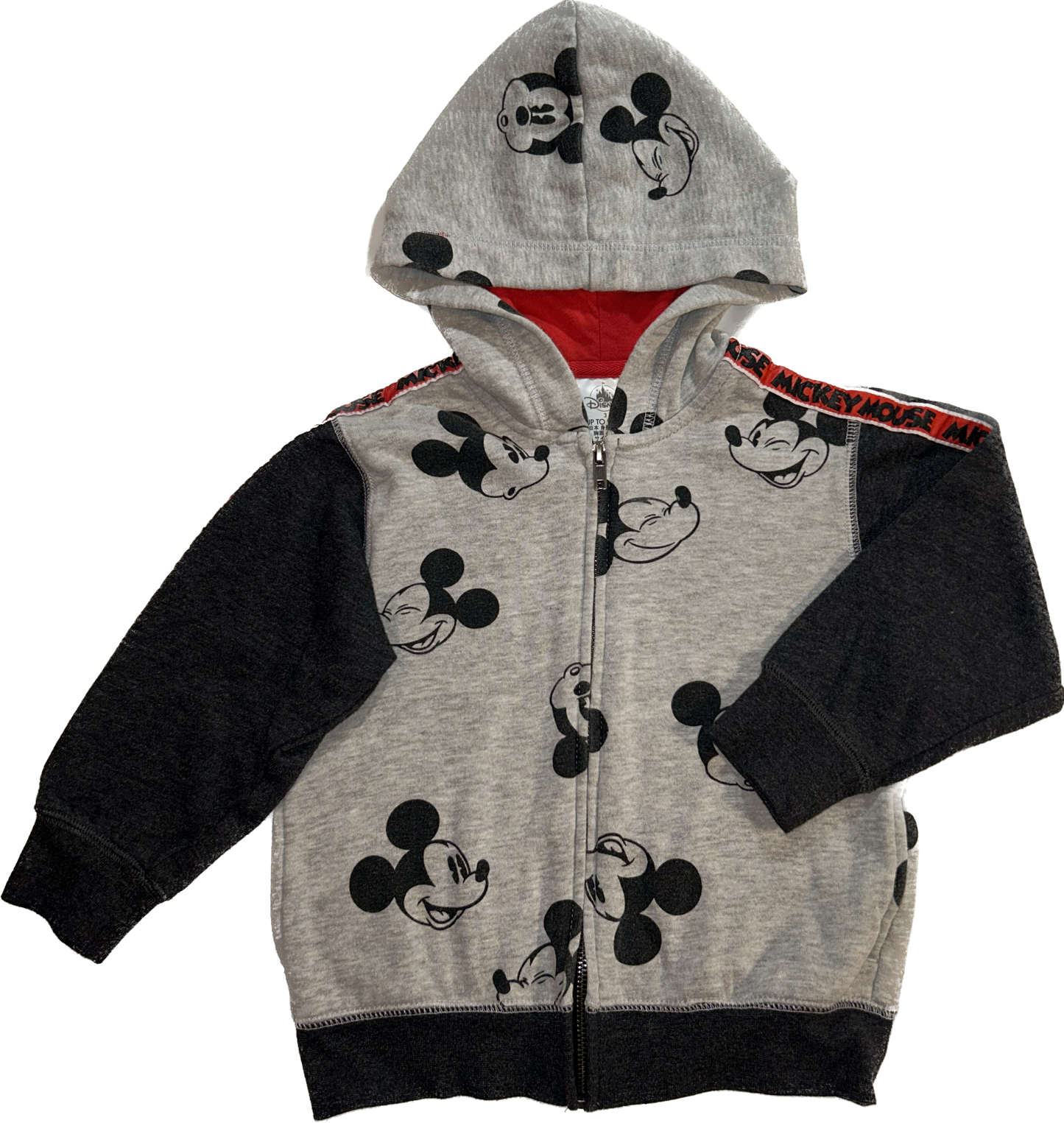 Disney • 3T Mickey Mouse Zip-up Hoodie