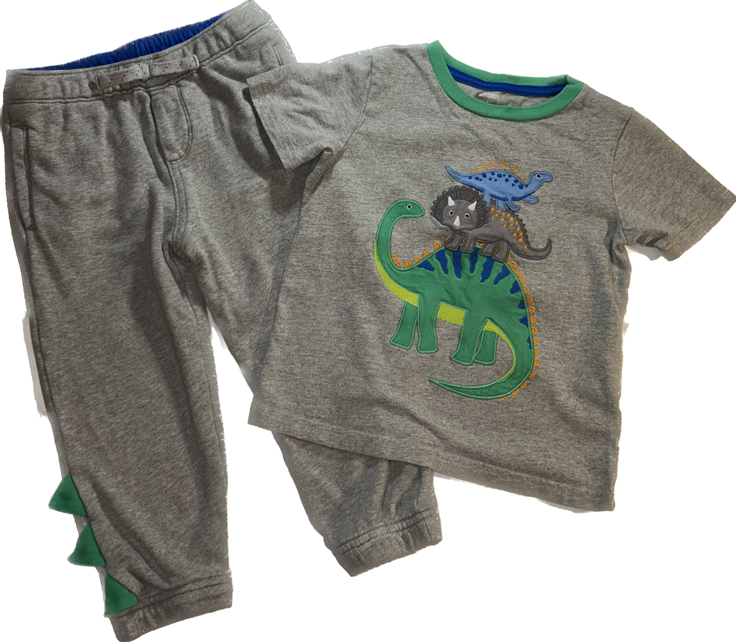 Gymboree • 4T Dinosaur Two-Piece Set T-shirt and Sweats