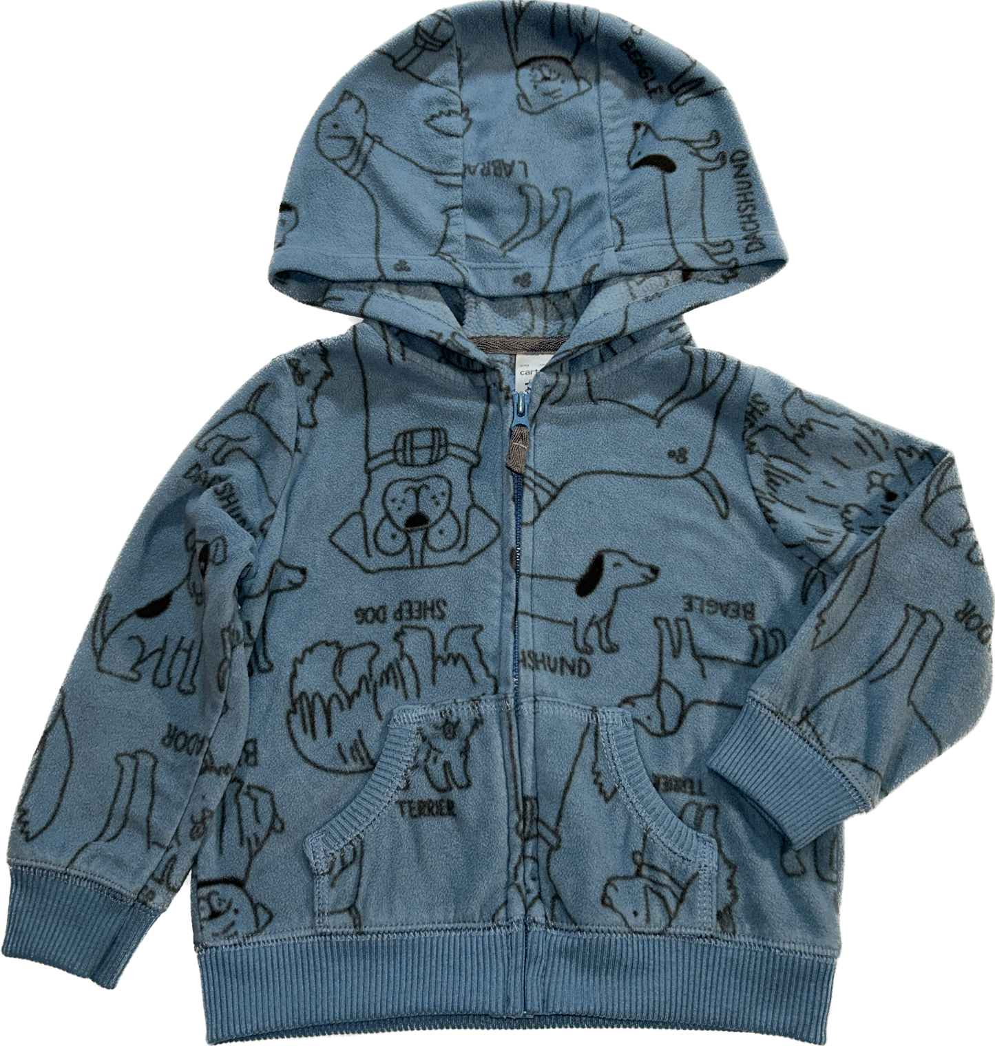 Carters • 18 months Dog Breeds Zip Hoodie