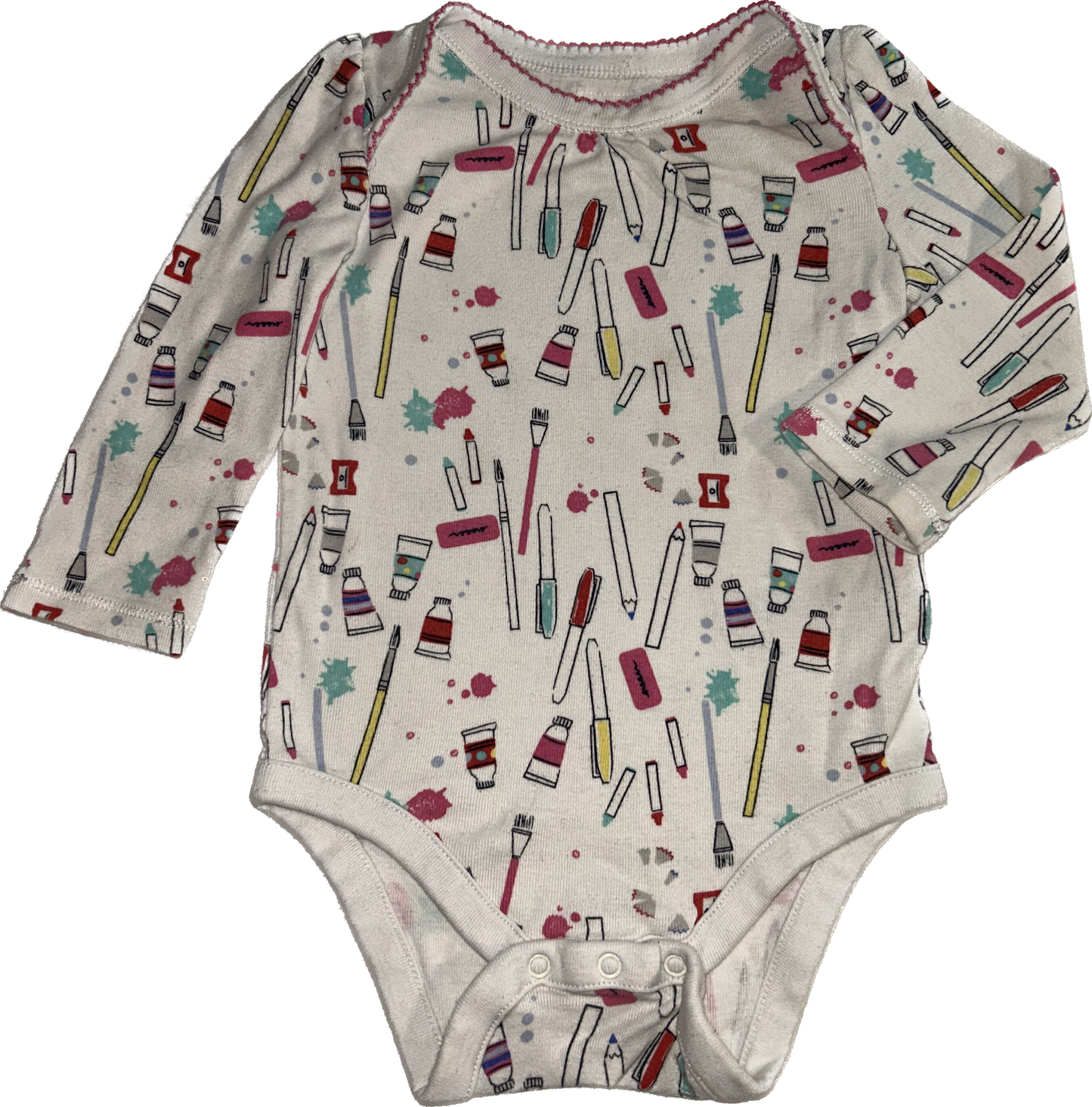 Baby Gap • 6-12 months Art Supplies Onesie