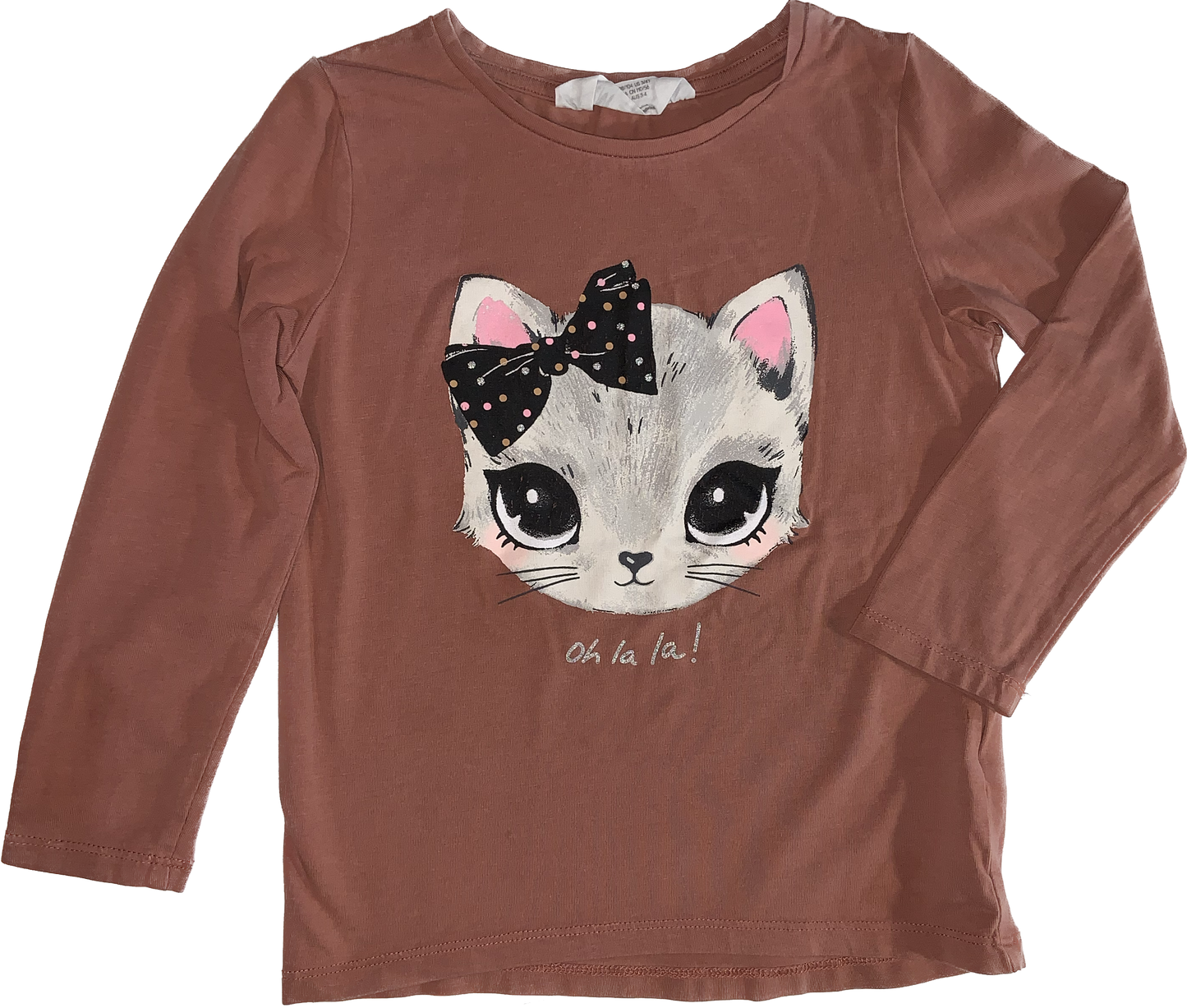 H&M • Size 3/4 Cat Long Sleeve Shirt