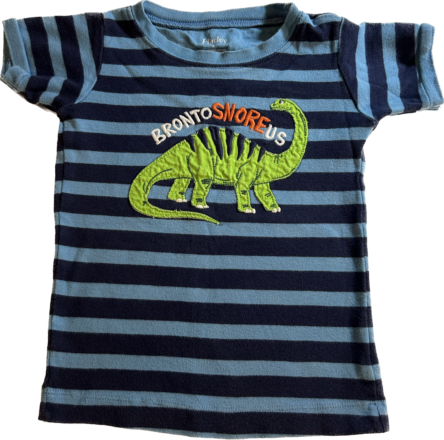 Hatley • 4T Striped Dinosaur Pajama Top