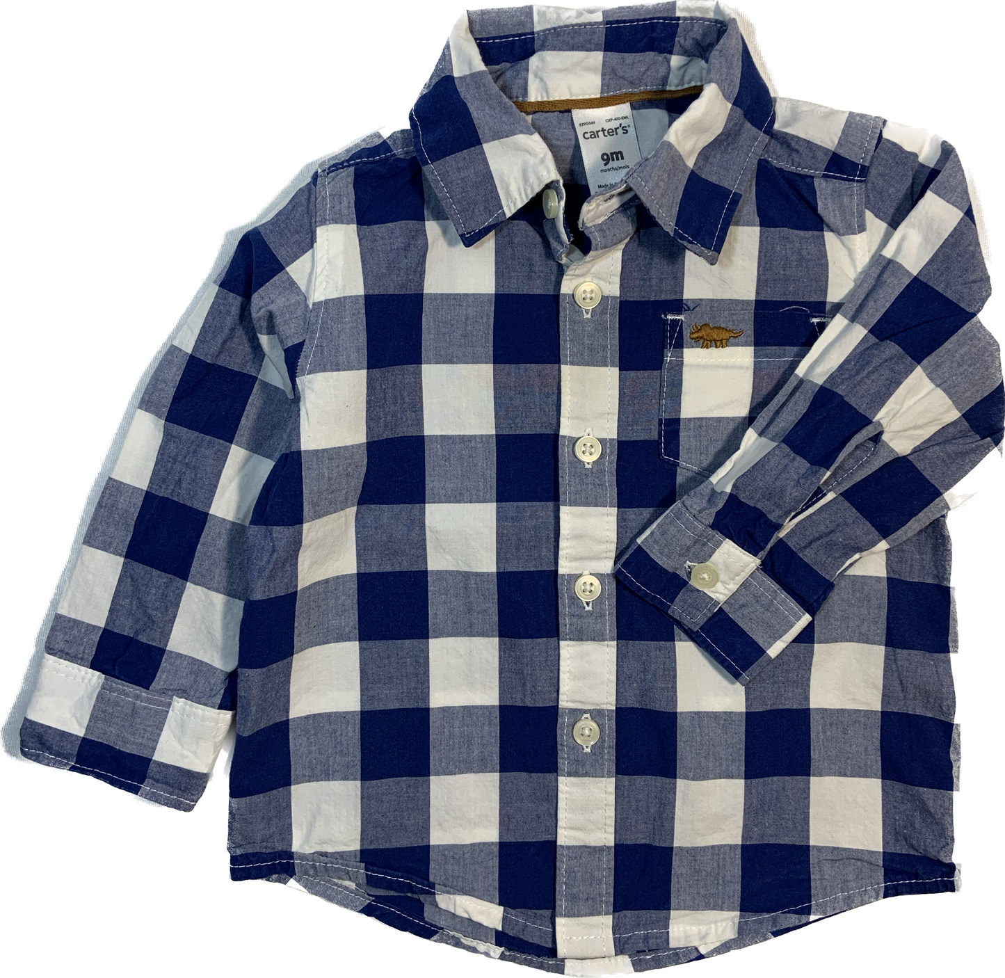 Carters • 9 months Plaid Button-Up