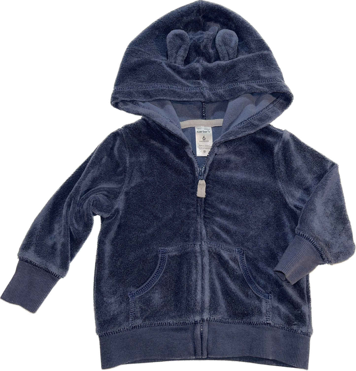 Carters • 6 months Velour Zip Hoodie