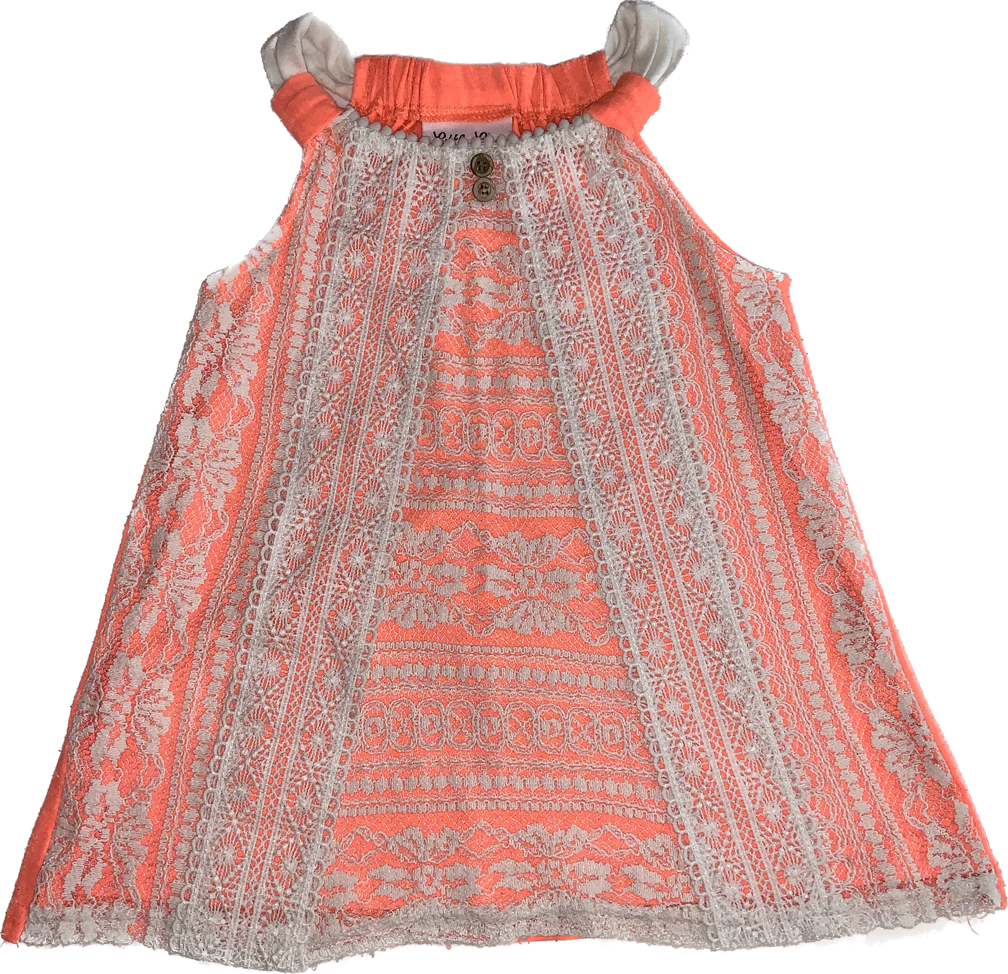 Little Lass • 3T Tank with Lace Overlay