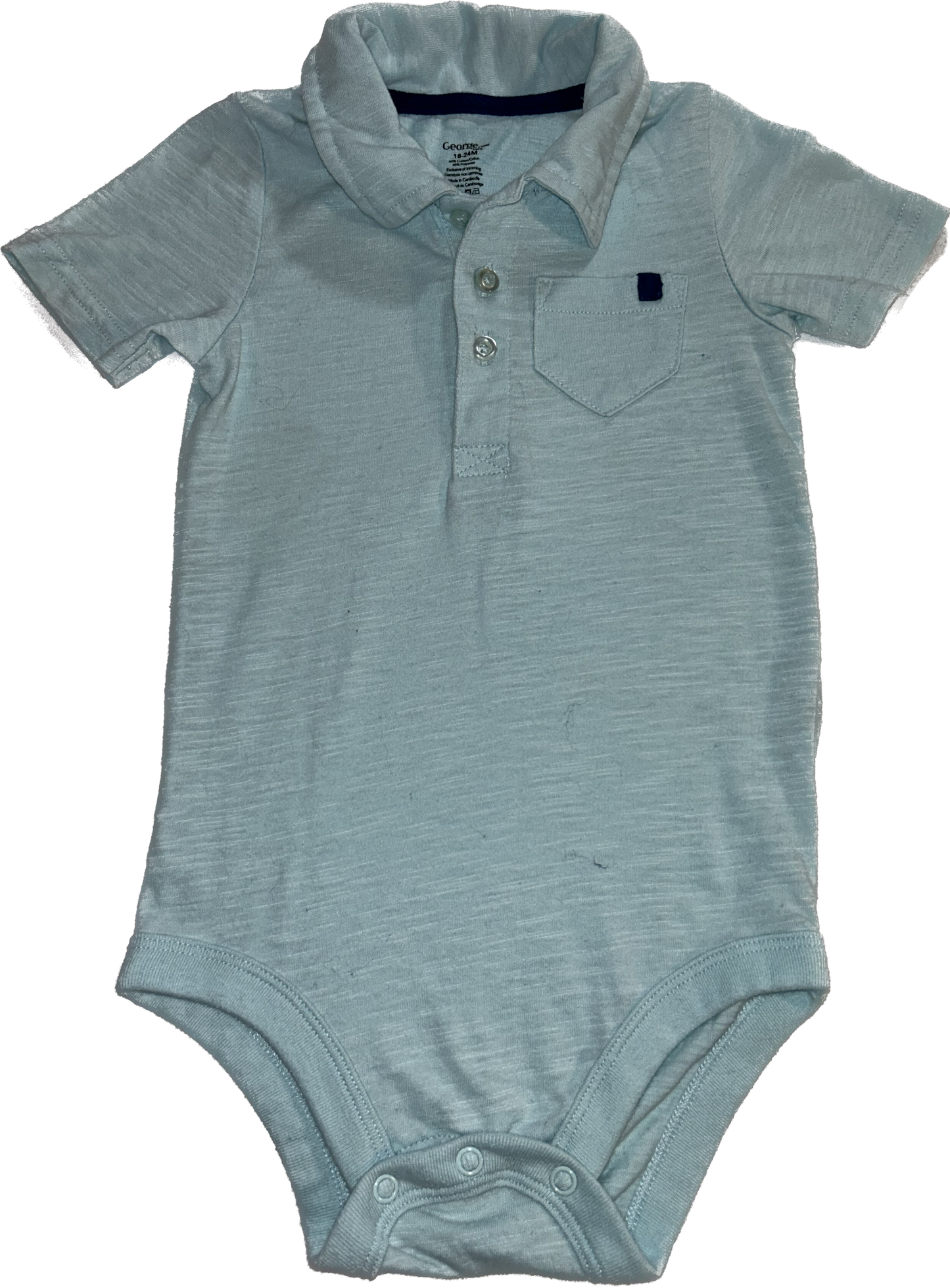 George • 18-24 months Button-Up Collared Onesie