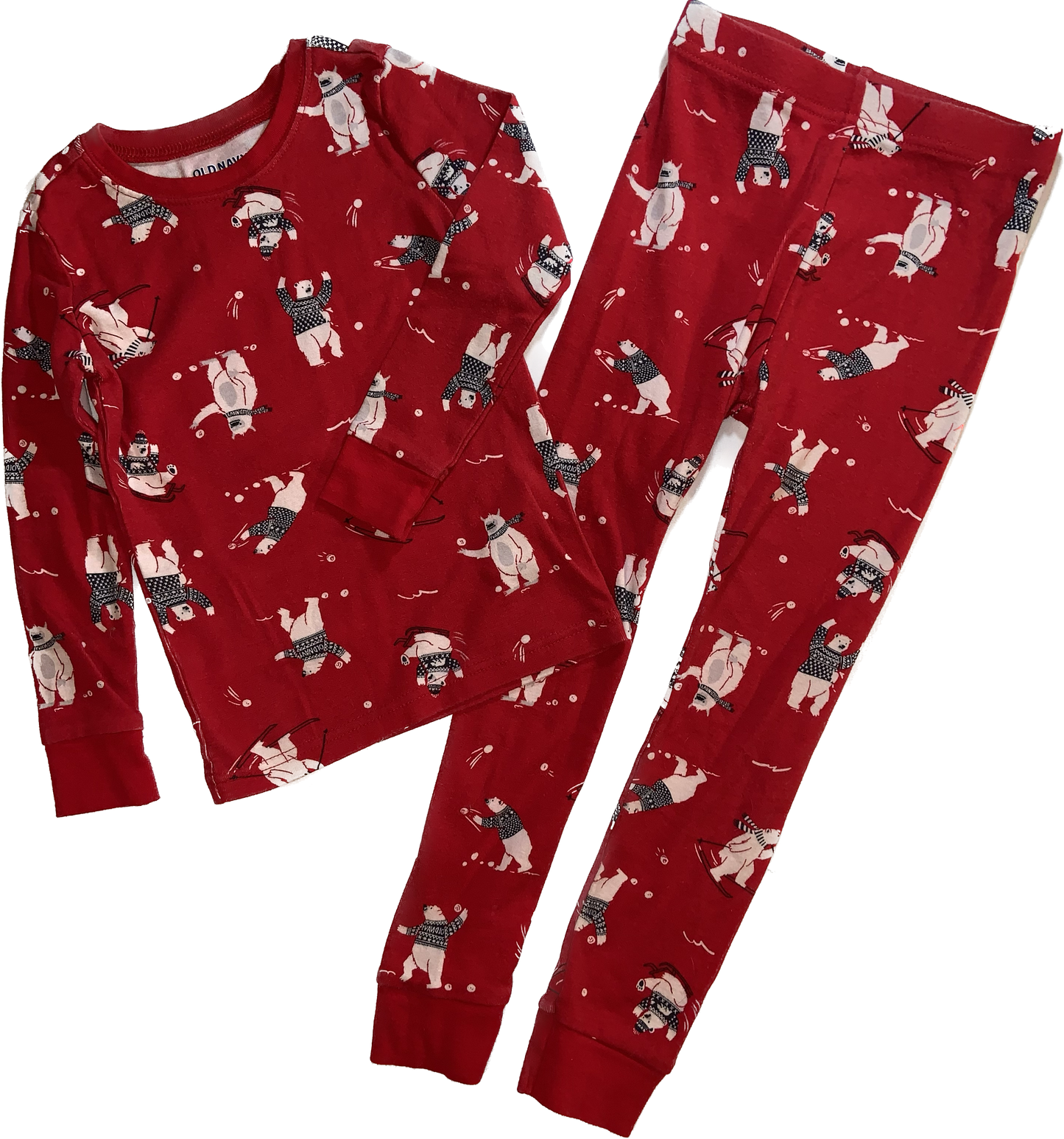 Old Navy • Winter Polar Bear 2 Piece Pajama Set