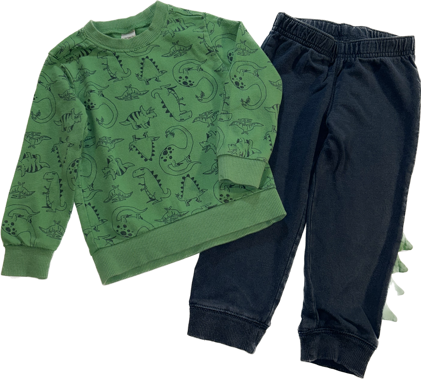 Carters • 2T Dinosaur Sweater and Sweatpants