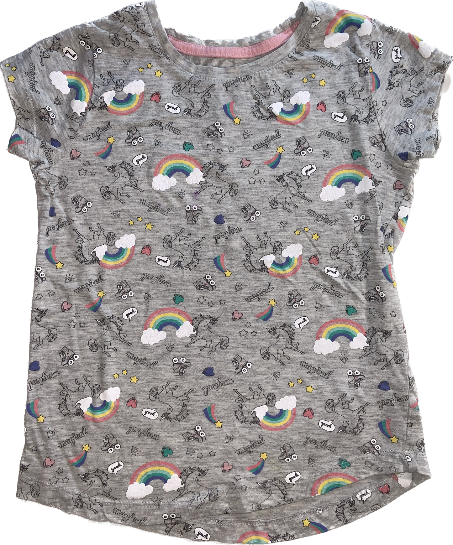 George • Size 7/8 Unicorn Pyjama t-shirt