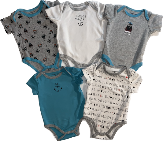 Kiddiezoom • 9 months 5-Pack Onesies