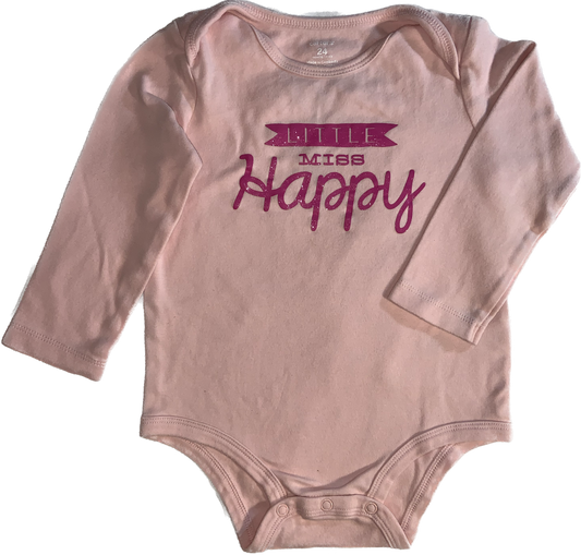 Carters • 24 months Long Sleeve Little Miss Happy Onesie
