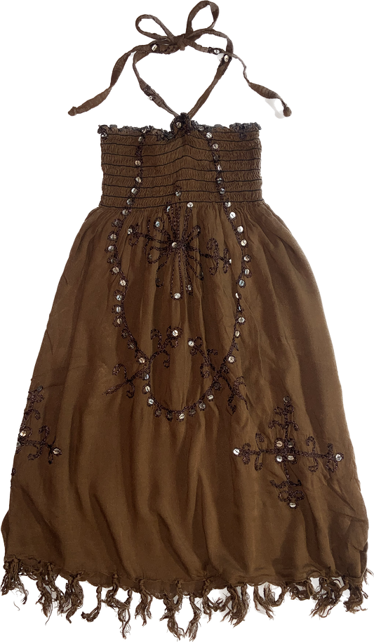 No tag • Size 5/6 Halter Tie-up Dress