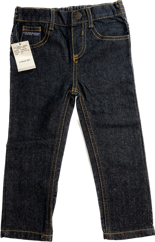 U.S. Polo Assn • Size 2T Snap Button Dark Jeans