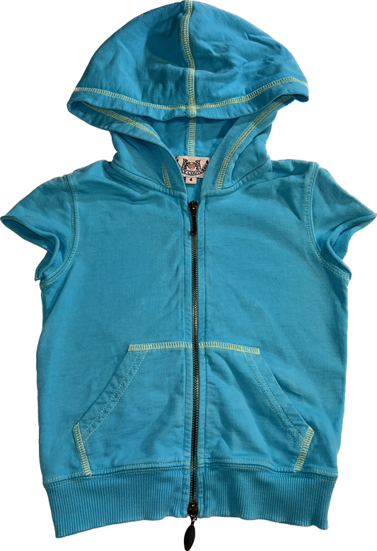 Juicy Couture • 4T Hooded Sleeveless Zip-up