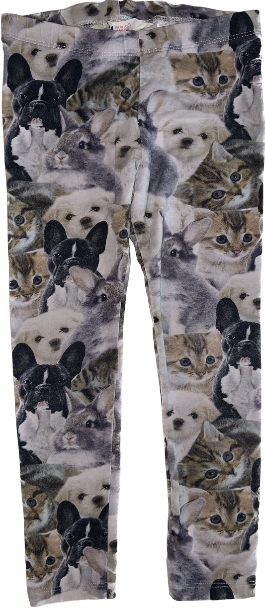 H&M • Size 4/5 Animal Face Leggings