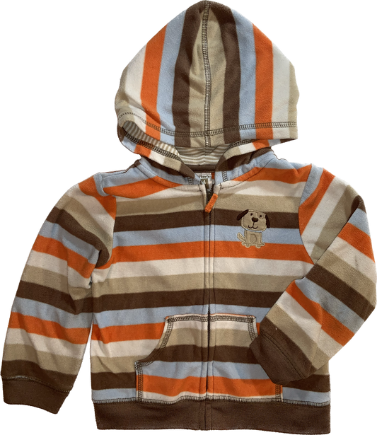 Carters • 24 months Striped Zip-Up Hoodie